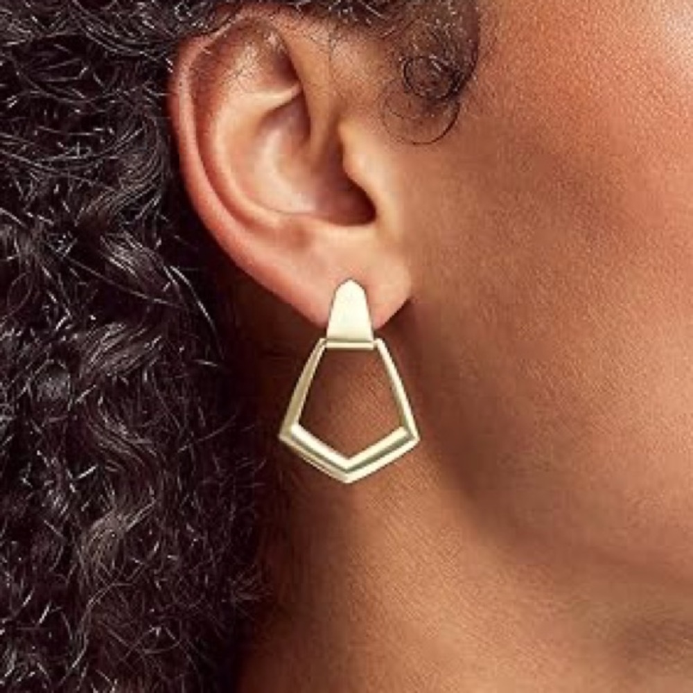 Kendra Scott Gold Geometric Earrings